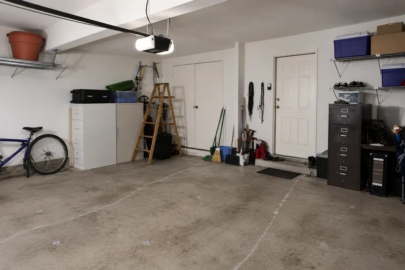Garage slab leveling