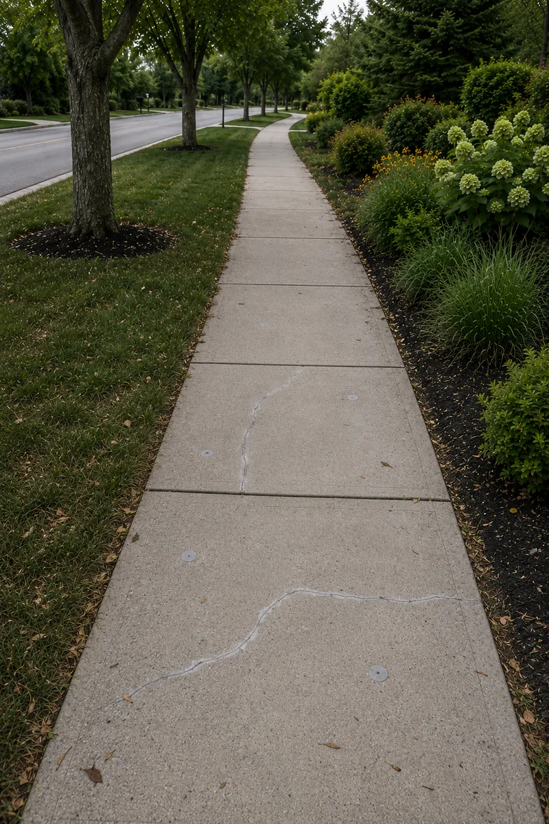 Sidewalk leveling